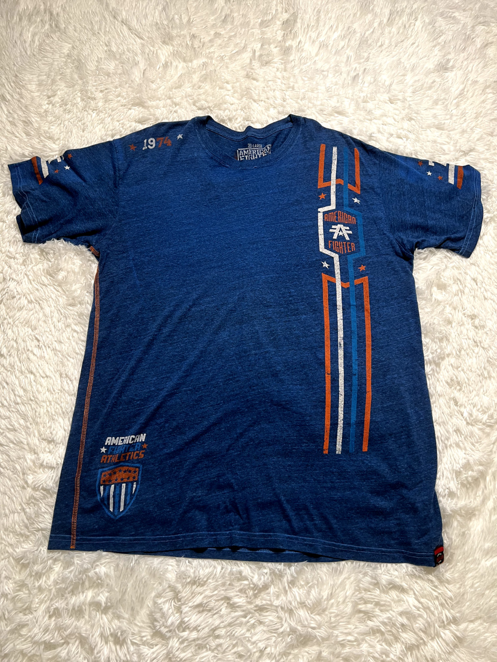 Vintage Men’s American Fighter Graphic T Shirt Size 3XL